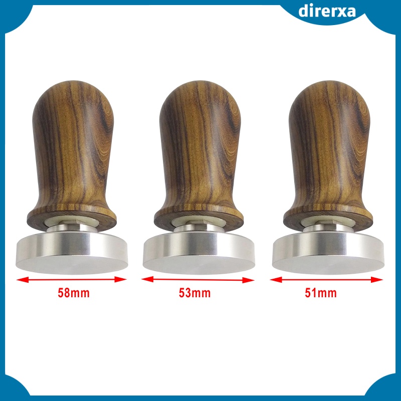 Stainless Steel Coffee Tamper 51/53/58mm Barista Espresso Base Coffee Bean Press