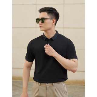 THINK Menswear - Áo Polo Basic Trơn #0202 - Đen