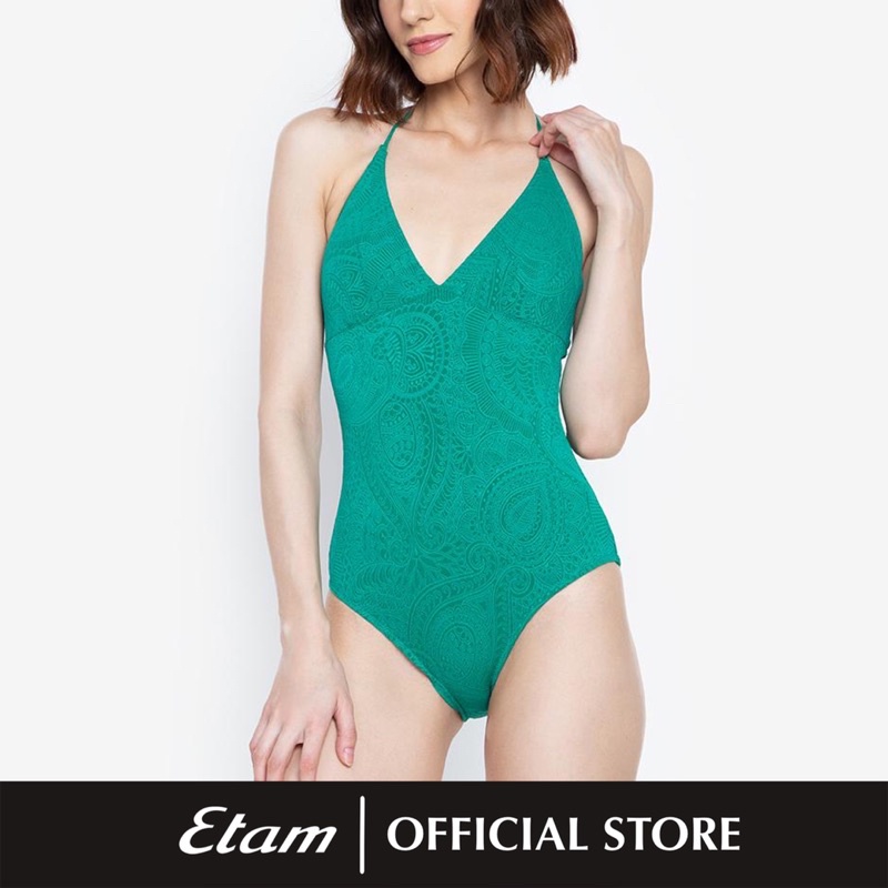 Áo Tắm Bikini Liền Thân 1 Mảnh Vải In Nổi Bật Siêu Đẹp Etam Xuất Dư