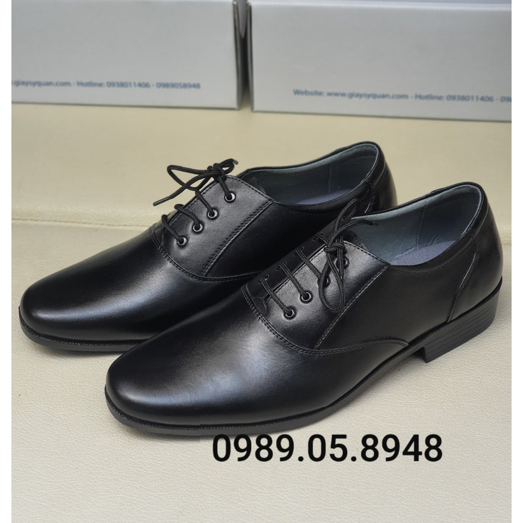 Giày Tây Nam Công Sở Da Thật Dây Buộc Thời Trang Mã 407