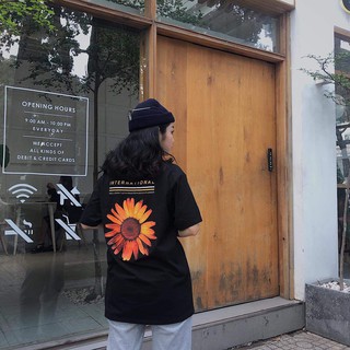Áo thun tay lỡ international kobe màu đen unisex