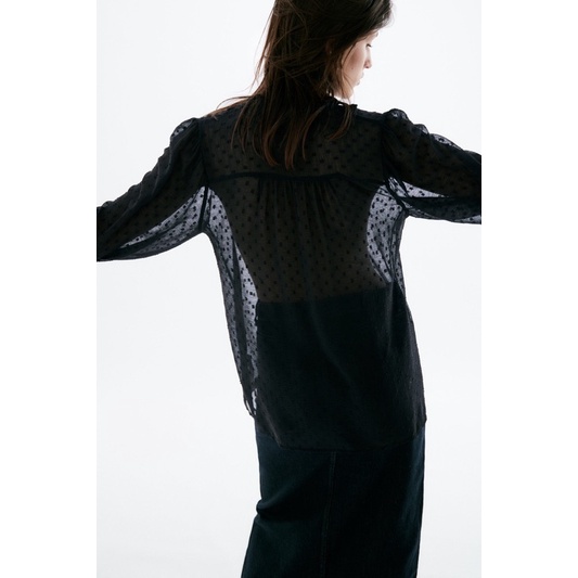 Áo thêu ZARA AUTH size XS