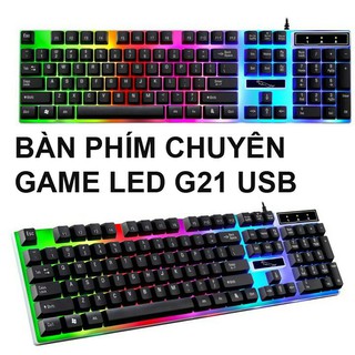 Bàn phím giả cơ chuyên game cao cấp g21 led 7 màu
