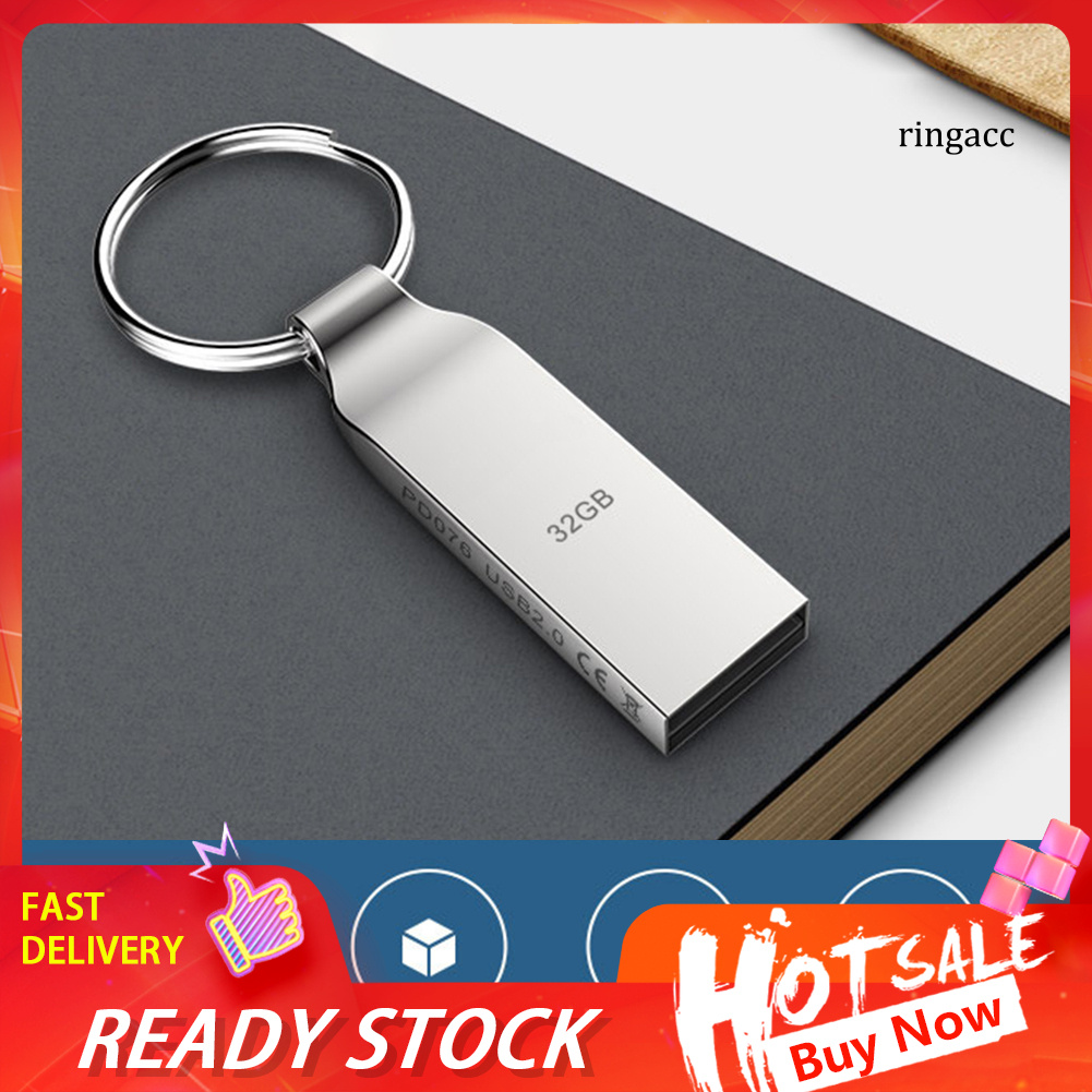 Usb Dung Lượng 8 / 16 / 32 / 64gb Chống Thấm Nước Có Móc Khóa Tiện Dụng