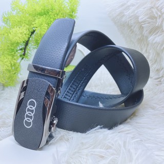 Thắt Lưng Nam,Dây Lưng Nam Mặt Hợp Kim Khoá Tự Động Mặt Sần Audi Dây Da Mềm Tổng Hợp