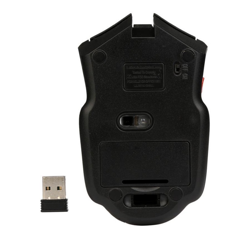 Chuột không dây 2.4ghz có đầu nhận USB cho PC/ laptop tùy chọn màu sắc