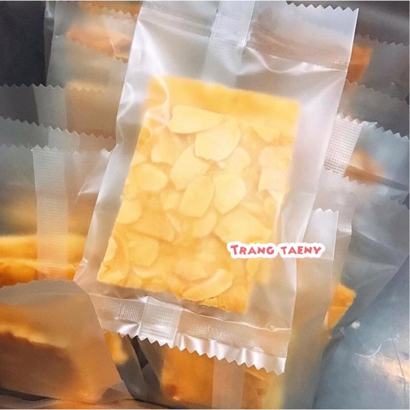 Túi đựng bánh quy trắng mờ 7x10cm