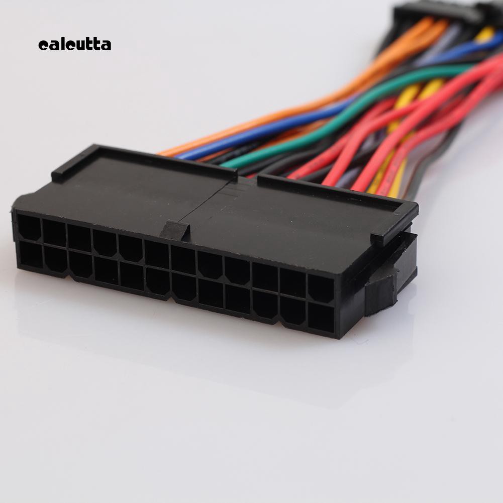 cal_ATX Standard 24Pin Female to Mini 24Pin Internal Power Adapter Converter Cable