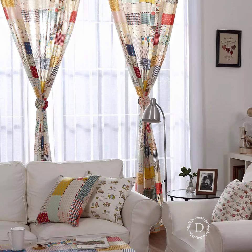 Rèm Hoạ Tiết Quilt