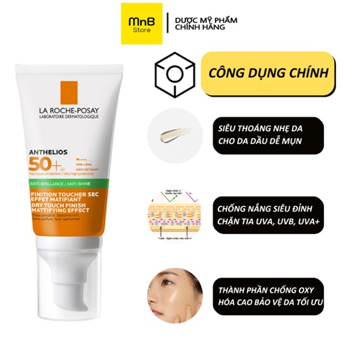 ✅  Kem Chống Nắng La roche posay Gel Cream Spf 50+ Cho Da Dầu 50ml