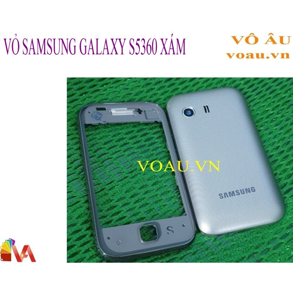 VỎ SAMSUNG GALAXY S5360 MÀU XÁM [FULL SƯỜN]