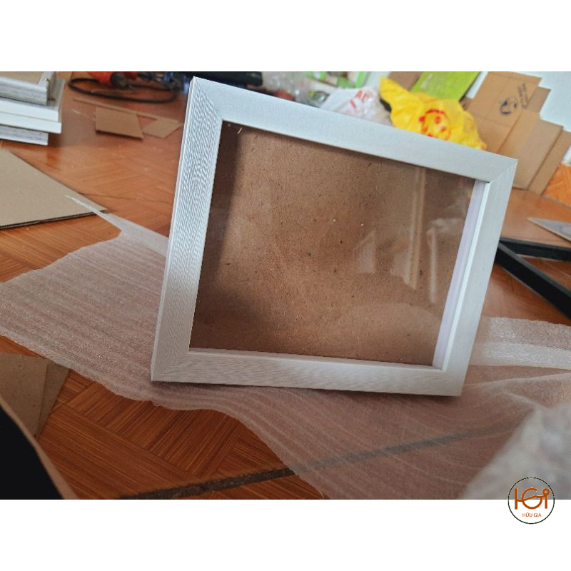 Khung 3D khung hộp sâu 1.5 cm, 15×15, 20×20,15*20, 20*30 ... .chưa kèm trang trí