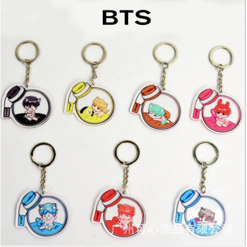 Móc khoá chibi Bangtan