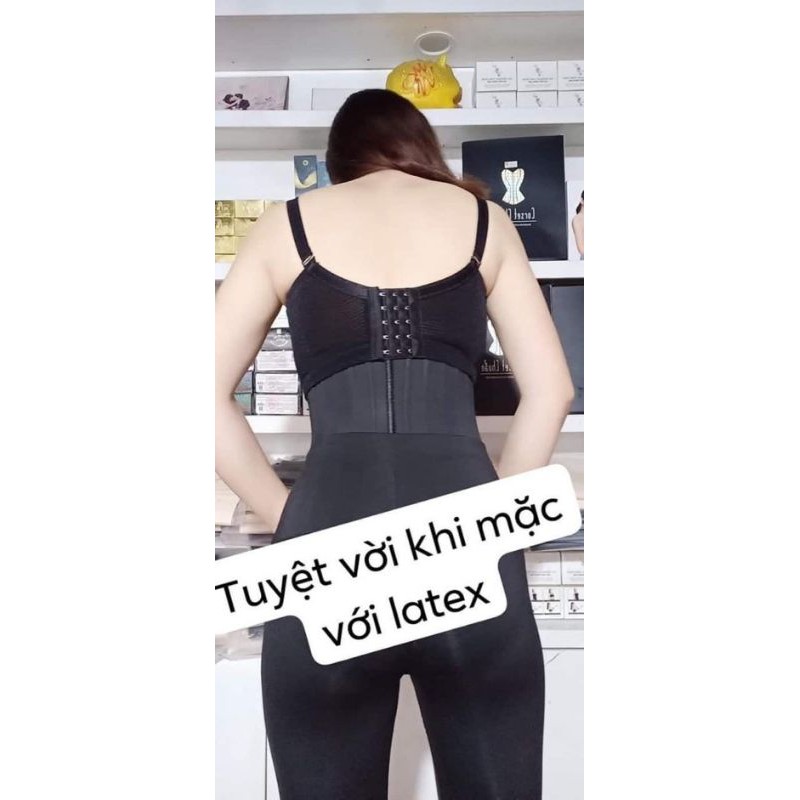 siêu phẩm áo lót bản to 5 móc ,brracorset gen mỡ lưng mặc kèm latex