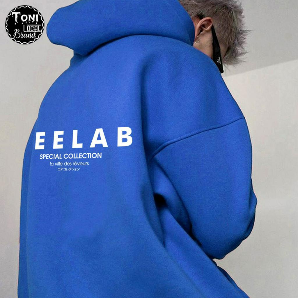 Áo Hoodie Local Brand TEELAB nỉ bông cực dày form rộng Unisex giữ ấm chống nắng