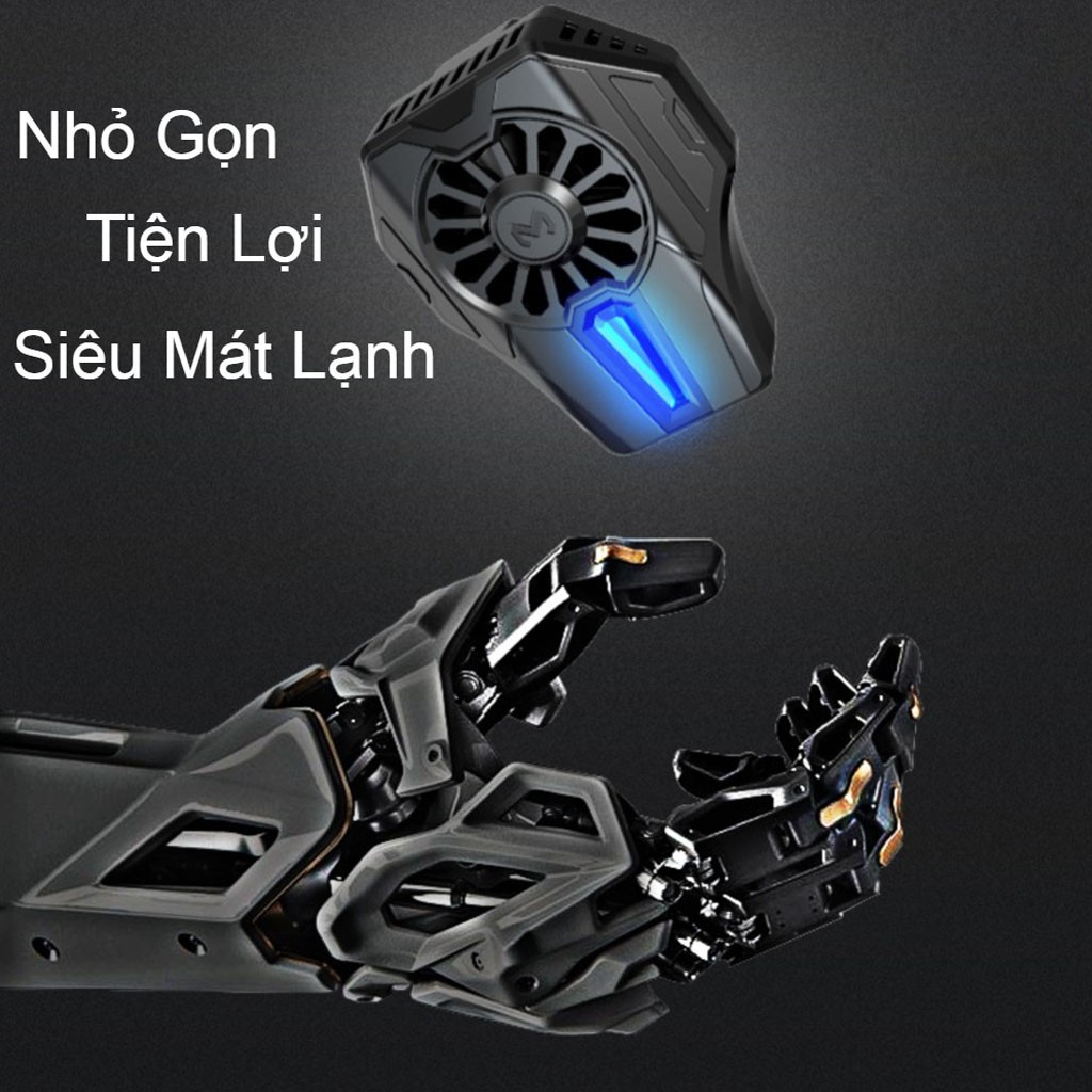 Quạt tản nhiệt Memo DL01 / Cooling Gaming siêu mát cho điện thoại -dc4479