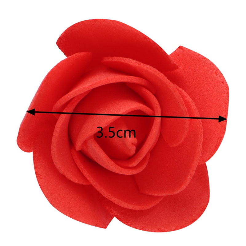 500 Hoa Hồng Giả Bằng Xốp 3.5Cm Trang Trí Tiệc Cưới Hoặc Giáng Sinh