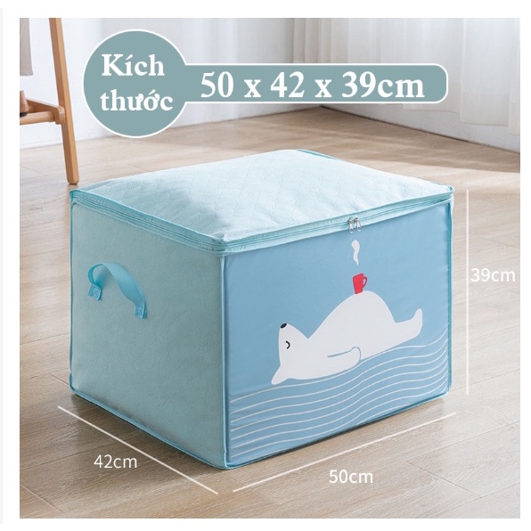 Túi Vải Đựng Quần Áo Chăn Màn Siêu Lớn, Đựng Gối Mền, Đồ Lót Dày ,Chống Thấm ,Đẹp