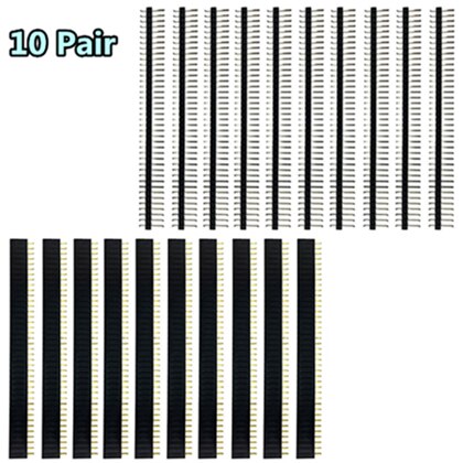 Phụ kiện cắm dây đầu đực cái chuẩn PCB JST cho Arduino 40 pin 1x40 2.54