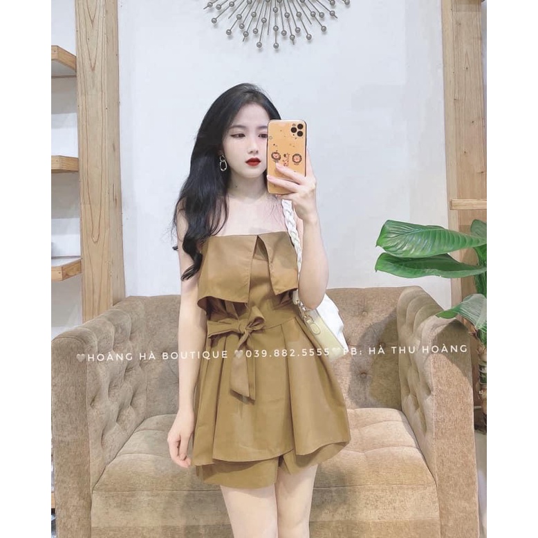 Set 2s thô buộc eo quần sooc bộ thô chuẩn l1 hotgirl quần sooc siu đẹp-MINXY SHOP