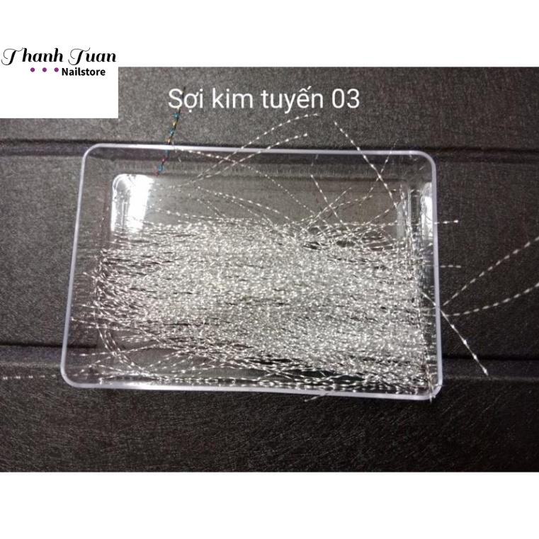 Chùm sợi galaxy óng ánh trang trí móng  - Phụ kiện đồ nail