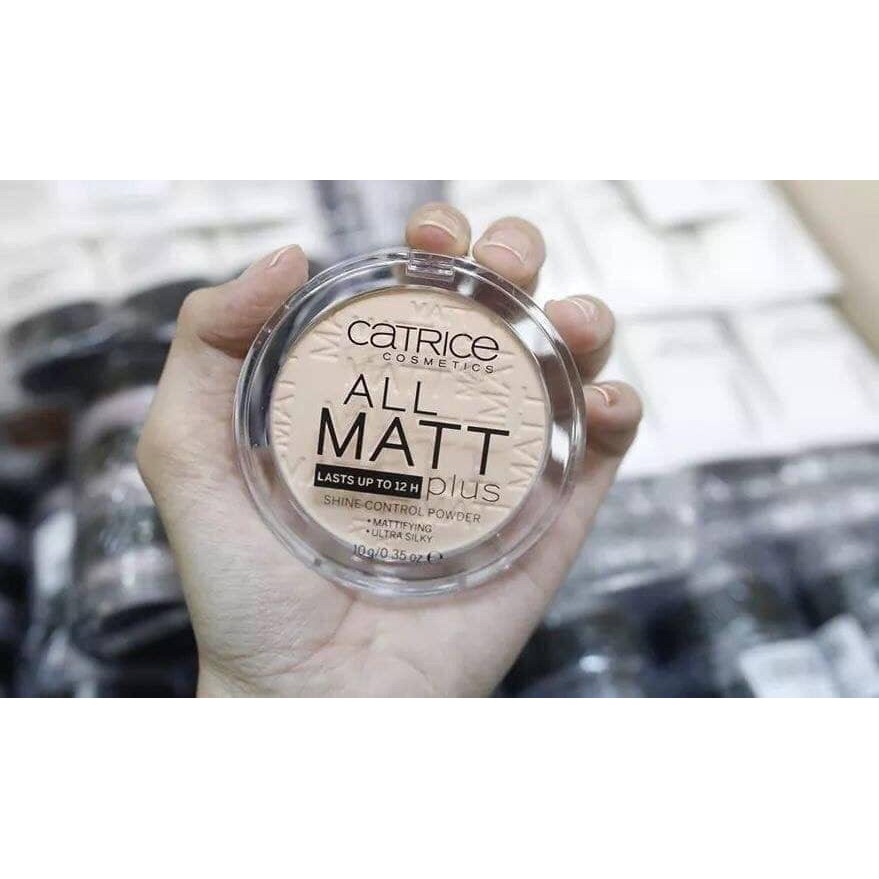 PHẤN PHỦ NÉN CATRICE ALL MATT PLUS SHINE CONTROL POWDER 10G