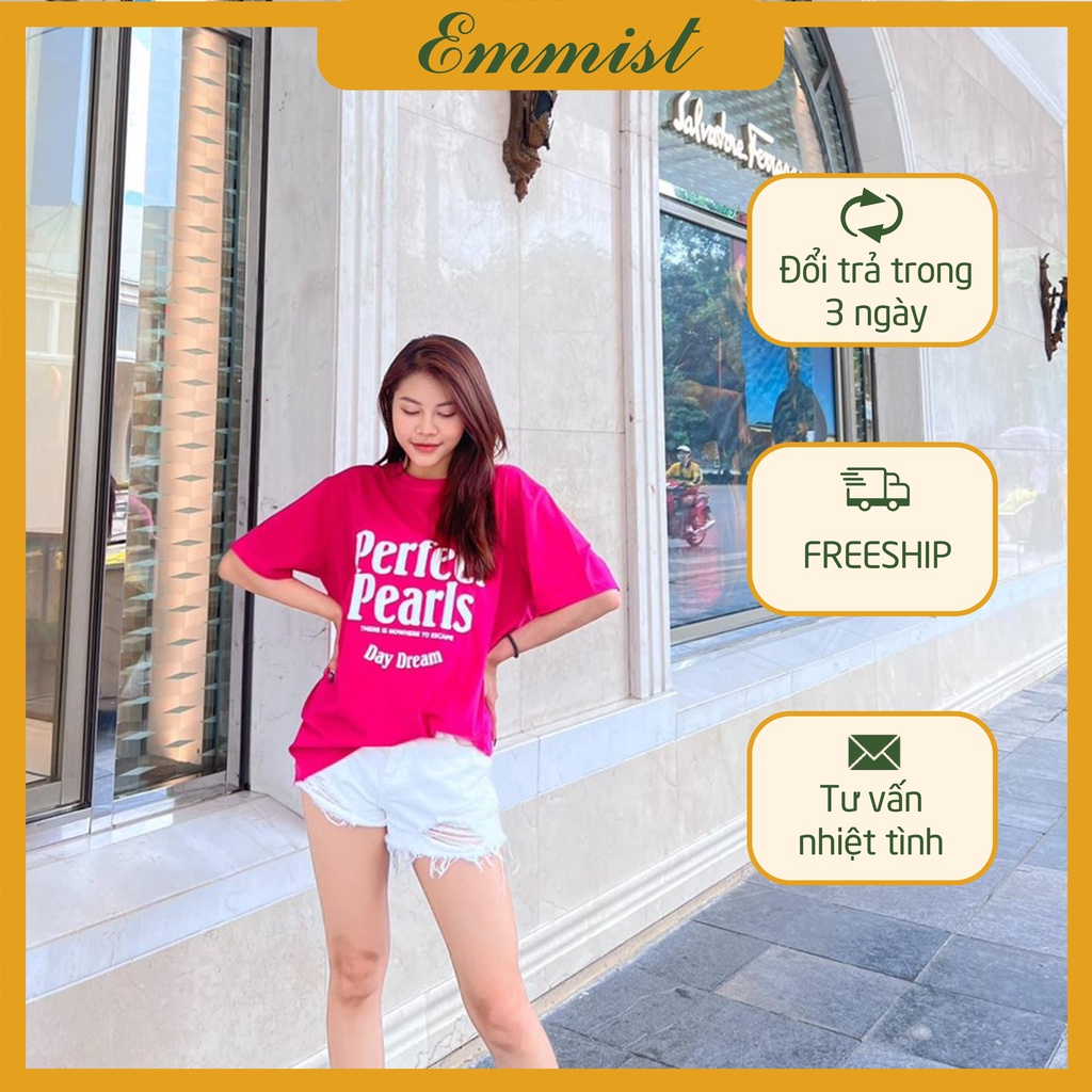 Áo thun hồng đậm xuất khẩu unisex basic Tee form vừa tay ngắn trẻ trung năng động dành cho nữ. 100% Cotton cực mát.