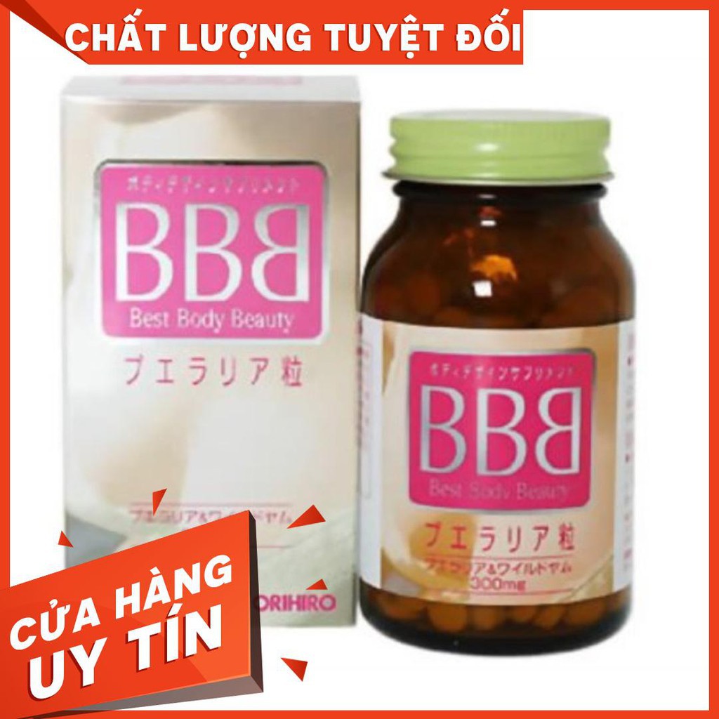 VỎ HỘP ĐÓNG Viên uống nở ngực BBB Best Beauty Body Nhật Bản