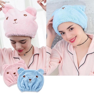 Làm khô mũ tóc☏Mũ làm khô tóc Khô nhanh Khăn trùm tóc Mũ sấy tóc Mũ sợi nhỏ Lovely Cat Mũ tắm Mũ tắm Mũ tắm Mũ tắm Phụ k