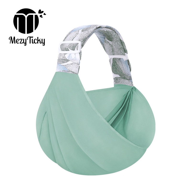 Đai Địu Em Bé Vải Cotton Mềm Mại Thoáng Khí Có Thể Điều Chỉnh