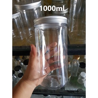 Set 10 Hũ nhựa nắp nhôm 1000ml  9k / hũ