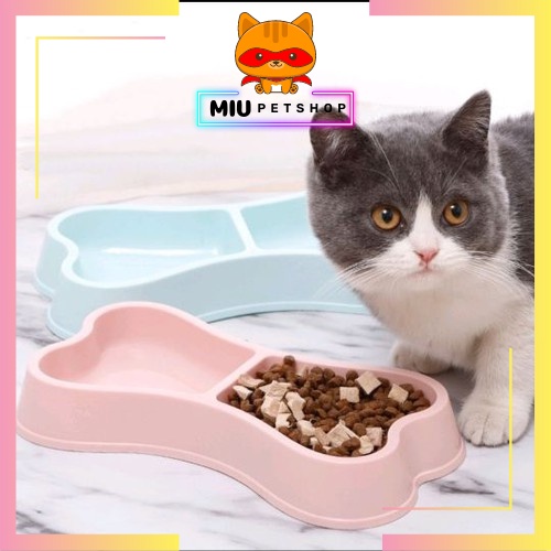 Bát ăn đôi cho chó mèo, Bát ăn đôi hình xương cho thú cưng