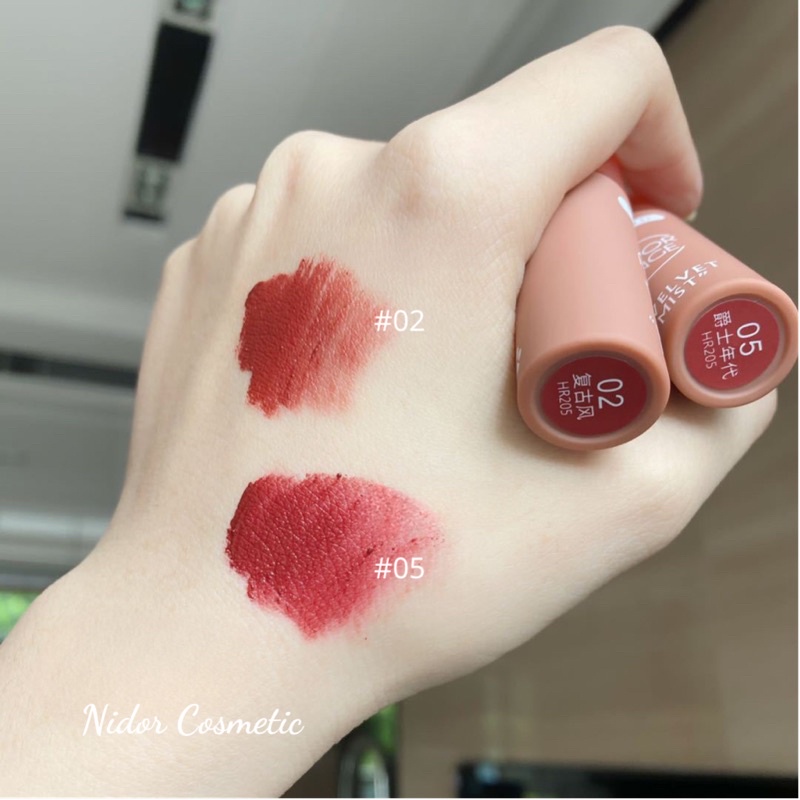 Son Kem HERORANGE Velvet Mist Thỏi Mini
