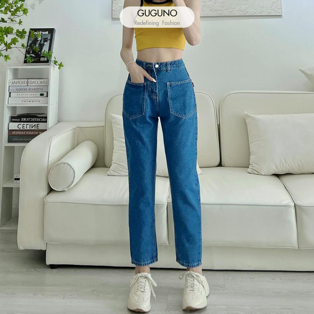Quần jeans nữ baggy GUGUNO