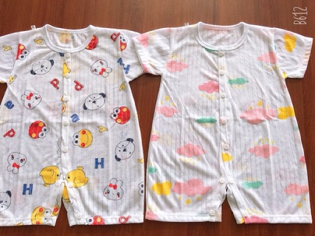 Body đùi cotton giấy mở khuy cực xinh cho bé trai/gái