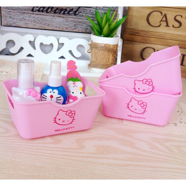 Khay nhựa mini Hello Kitty