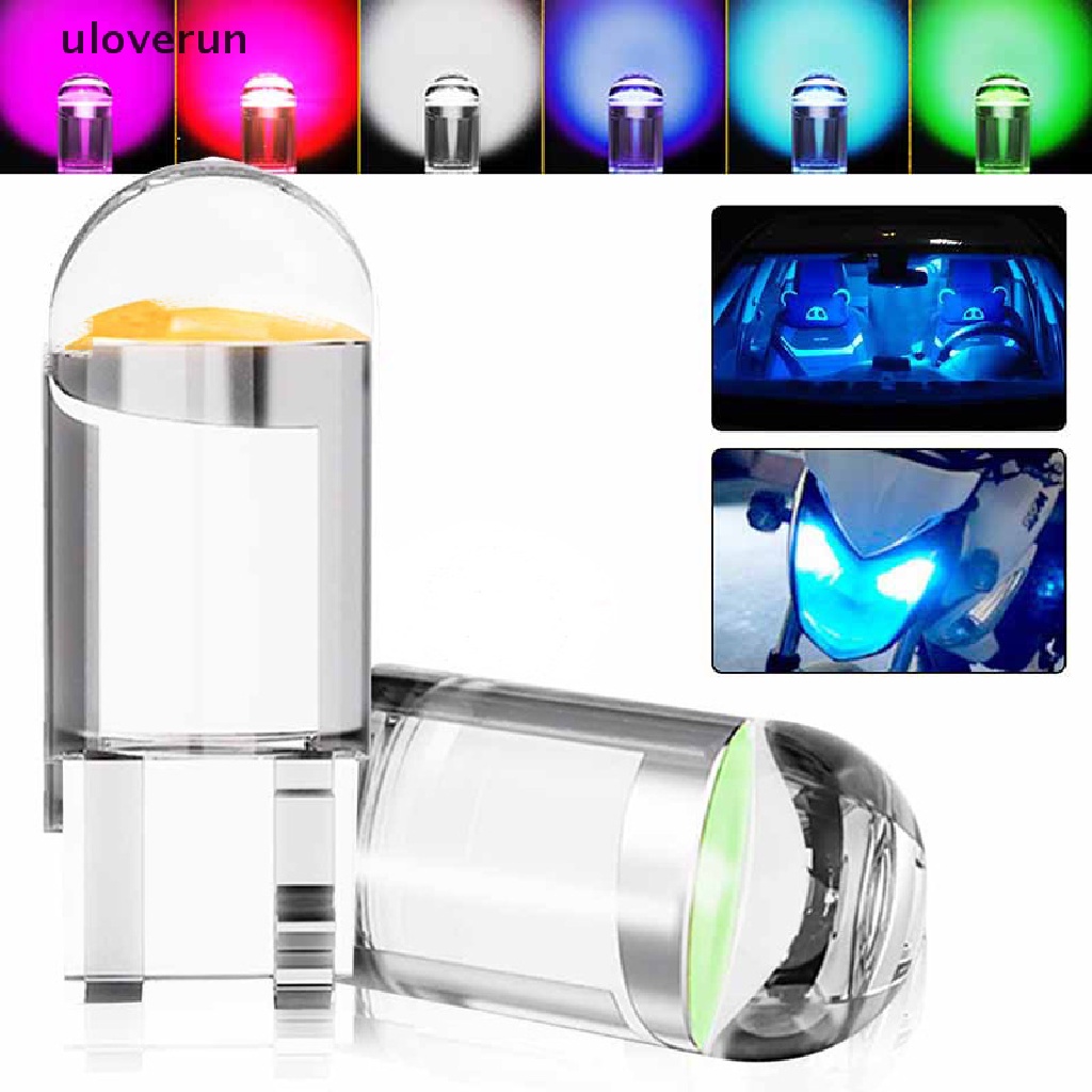 Set 10 Bóng Đèn T10 COB 6000K 12V Gắn Biển Số Xe Tiện Dụng