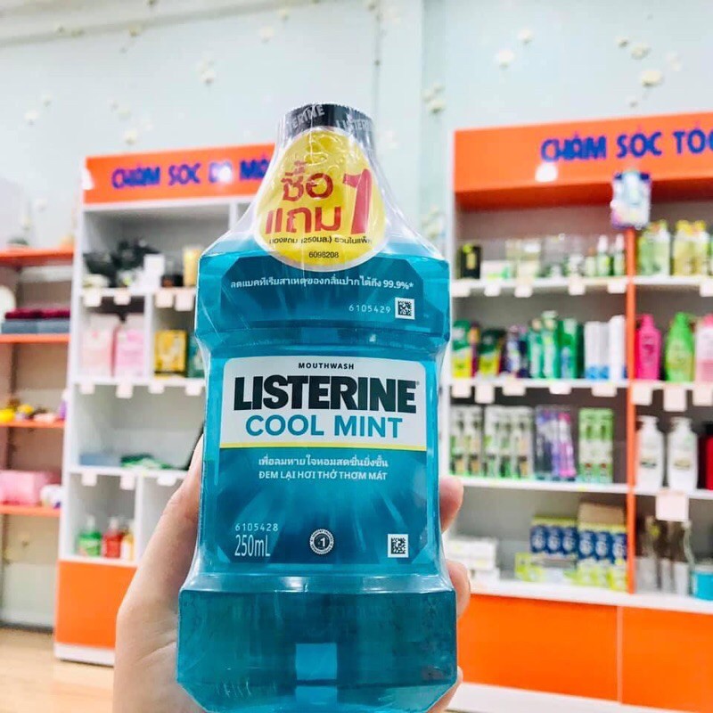 Nước súc miệng Listerine Cool Mint Thái Lan 250ml