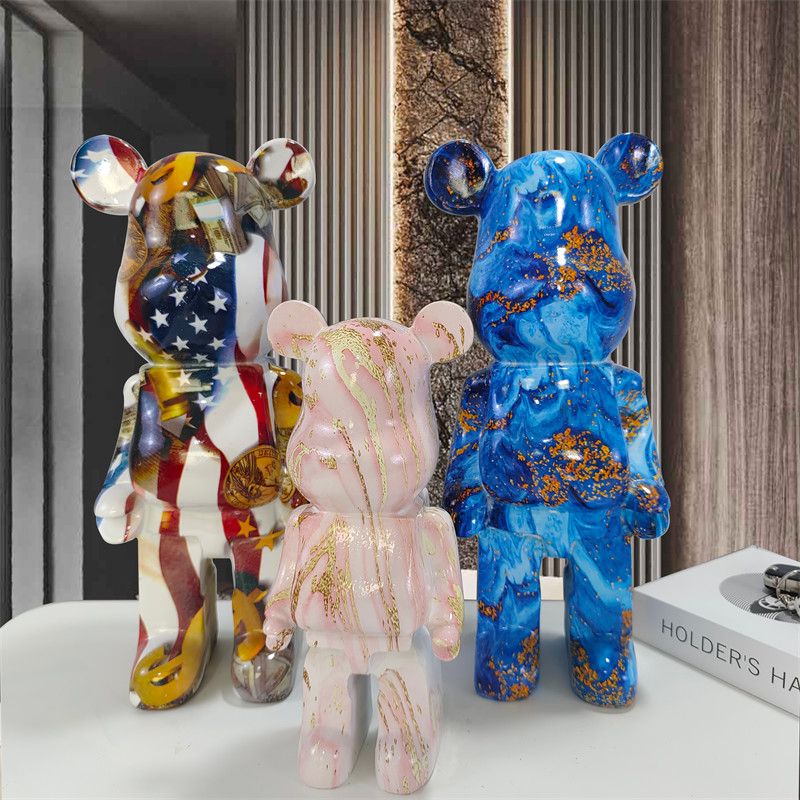 Ống Heo Tiết Kiệm Cỡ Lớn Hình Gấu Hoạt Hình Trang Trí Lối Vào Nhà