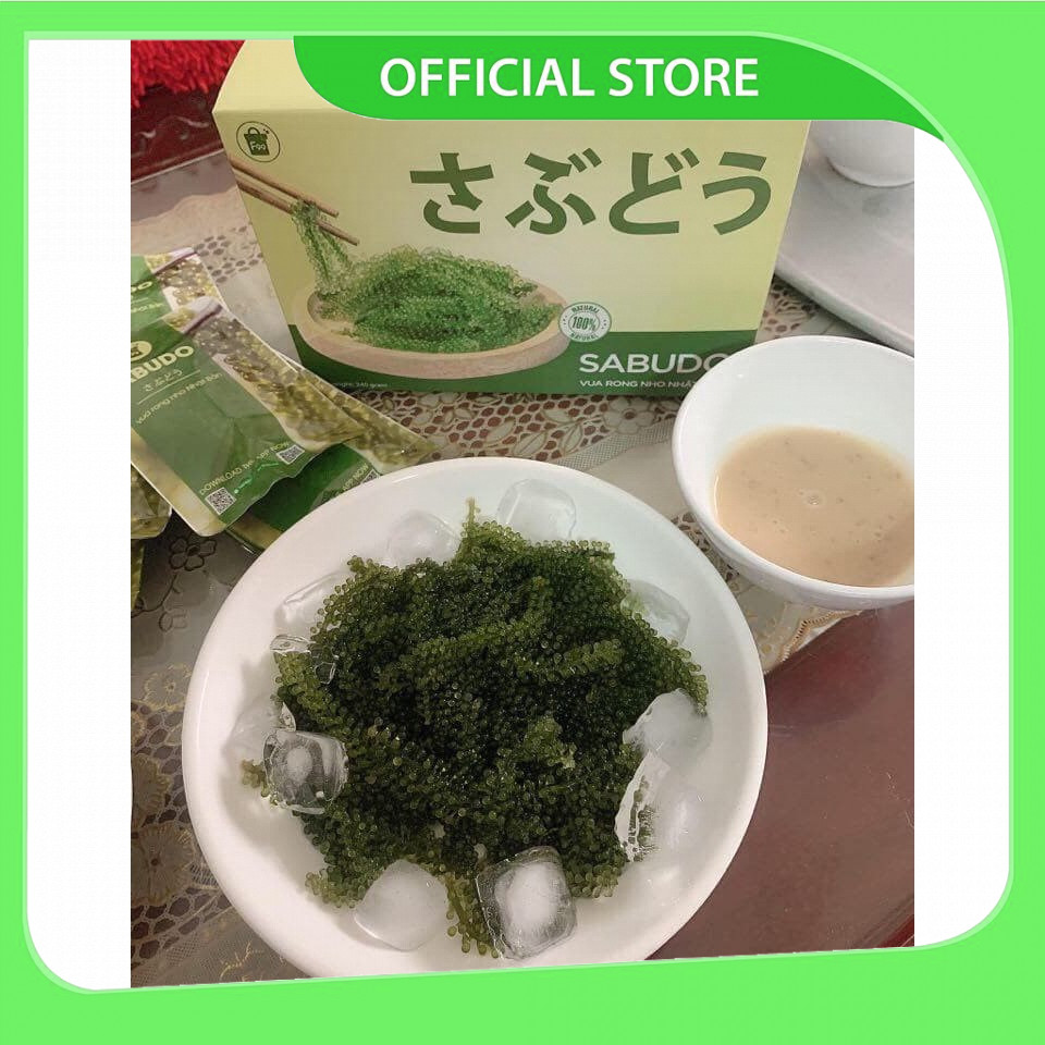 Rong nho Sabudo - 1 gói dùng thử 20g - có tặng kèm 1 gói nước sốt mè rang 15ml