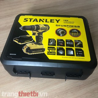 Máy khoan pin 18V/2Ah Stanley SBD201D2K-B1