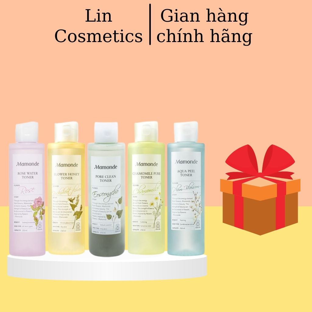 Nước hoa hồng - Toner Mamonde Rose Water - Pore Clean - Aqua Peel - Chamomile Pure - Flower Honey Toner