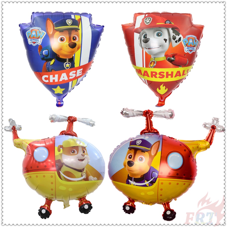 Bong bóng lá nhôm trang trí tiệc sinh nhật chủ đề tuần tra Paw Patrol tùy chọn