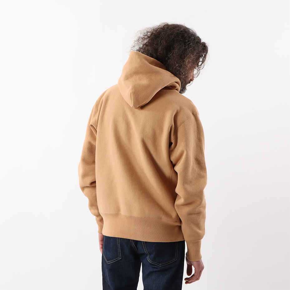 Áo Hoodies Champion JP Reverse Weave Hooded Màu Vàng Camel CMPC3U120CAM