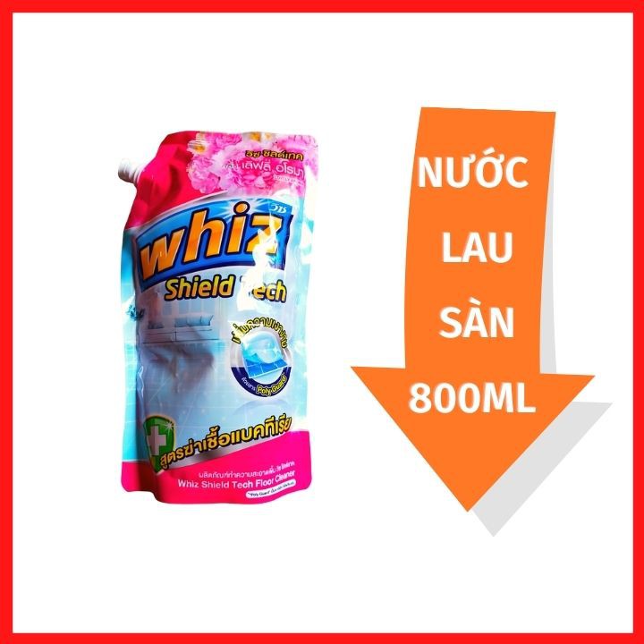 Nước lau sàn Whiz Thái Lan - 800ml- nhanh khô và cực thơm- Tomchuakids