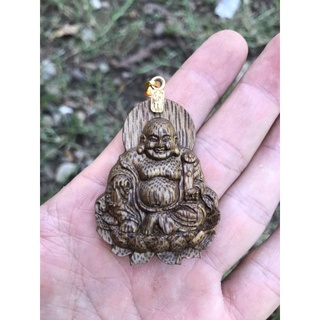 Mặt dây chuyền phật di lặc trầm hương