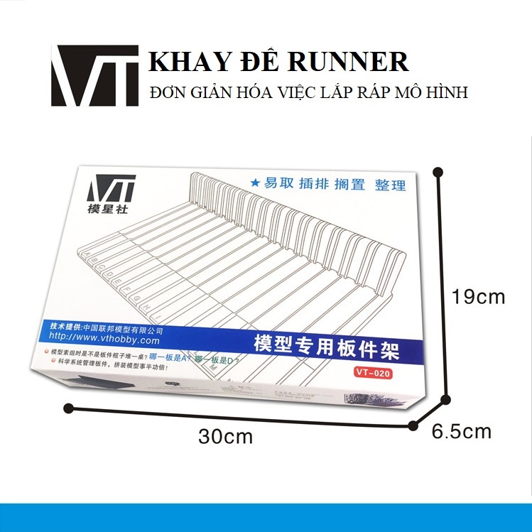 Khay Đựng Runner Gundam Dụng Cụ Làm Mô Hình Chuyên Dụng Cao Cấp Thương Hiệu VT-020