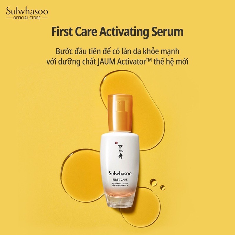 [Phiên Bản Mới] Tinh Chất Ngăn Ngừa Lão Hóa Sulwhasoo First Care Activating Serum 8ML