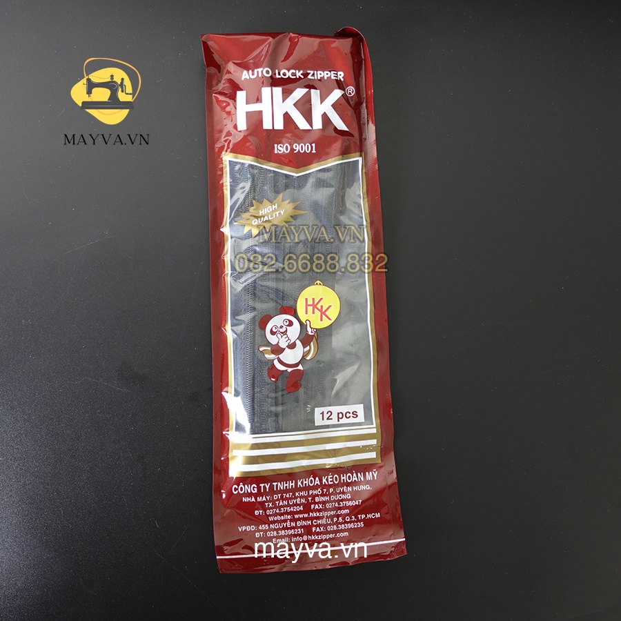 Khóa quần HKK 1 tá 12 chiếc