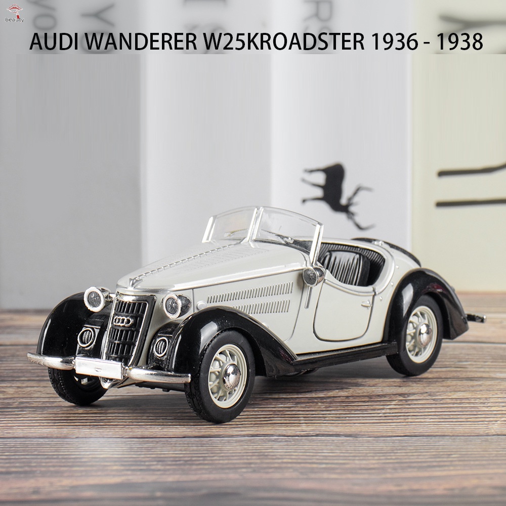 Mô Hình Xe Hơi Thể Thao Audi Wanderer Có Đèn Và Nhạc Mở Cửa Bằng Hợp Kim